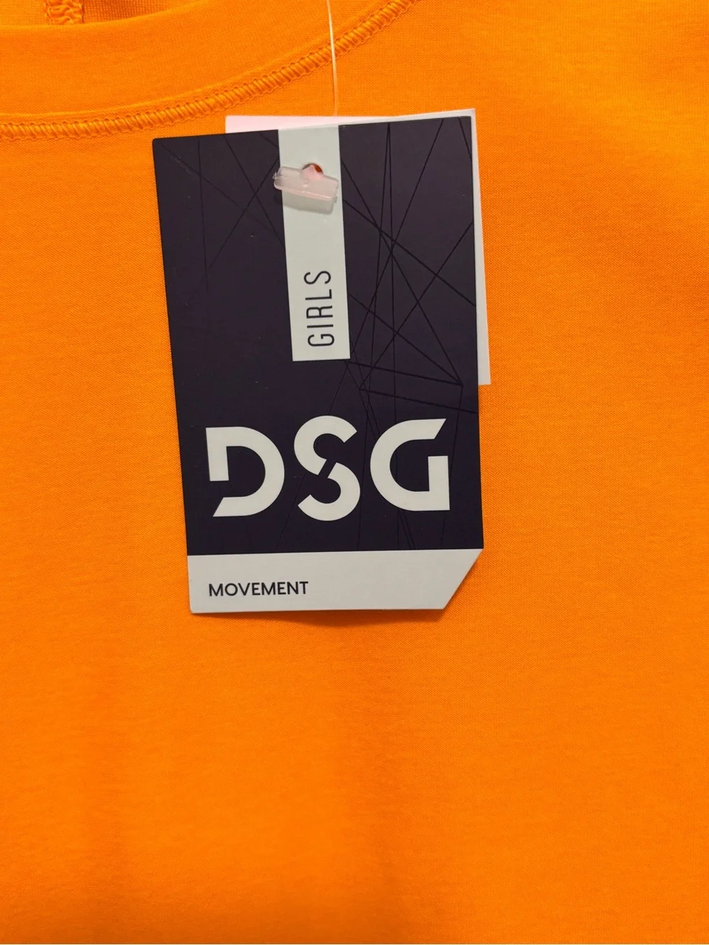 DSG Girls Movement Tee in Gold Heather. Sz L. NWT